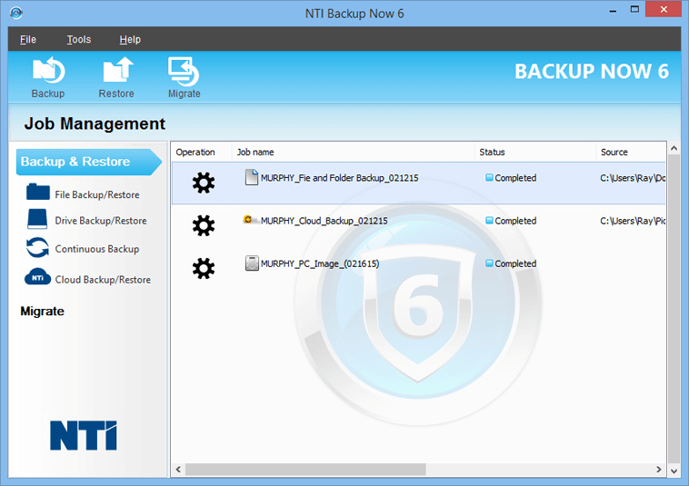 NTI Backup Now