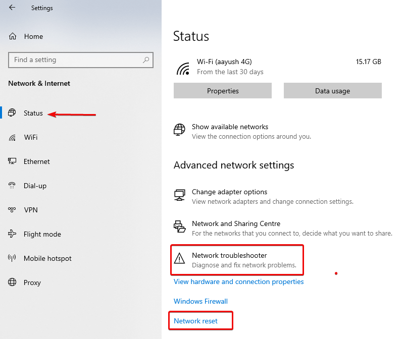 Network Troubleshooter