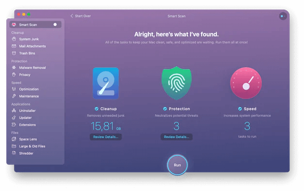 Smart Scan - CleanMyMac