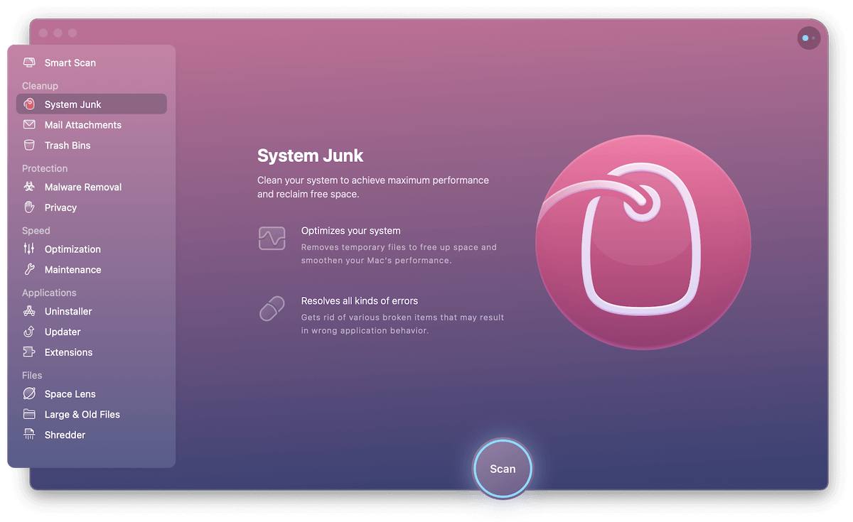 Smart Scan on Cleanmymac x