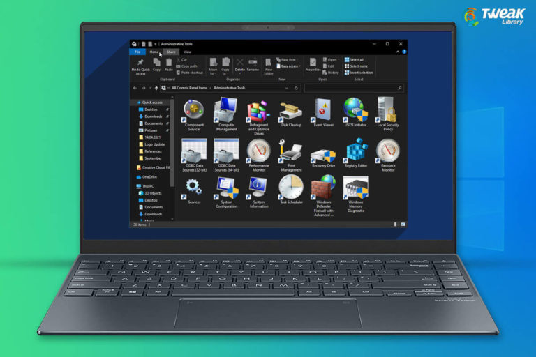 Windows-Tools'-control-panel-for windows power users