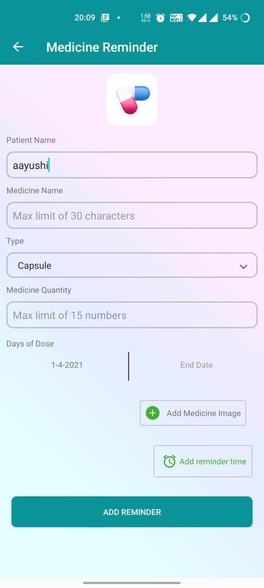pill tracker app for android