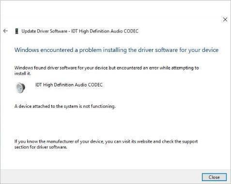 Audio Codec driver