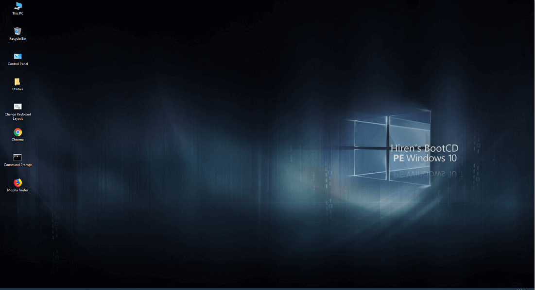 Hiren’s BootCD PE