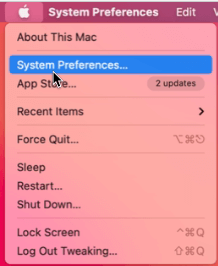 System Preferences