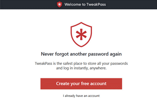 Tweakpass - Password Manager