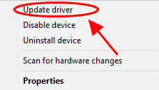 Update driver
