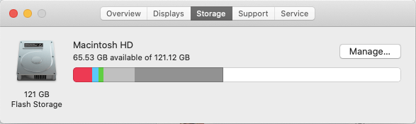 Mac storage