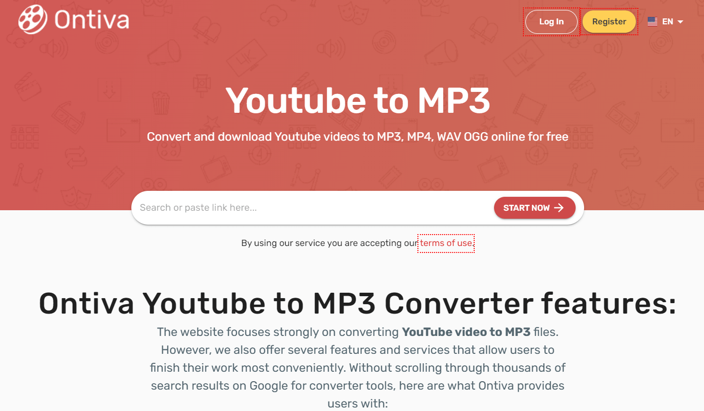 Ontiva - Mp4 to mp3 converter