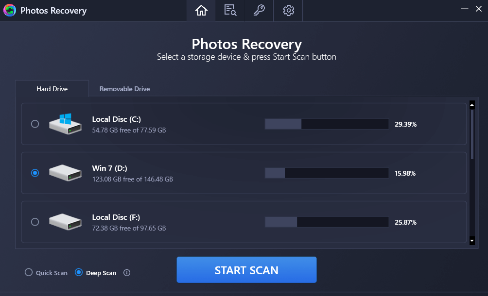 Photo recovery