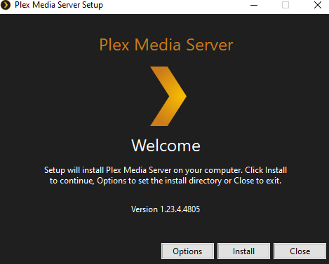 Plex Media Server Setup