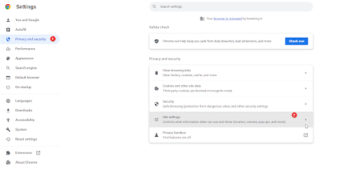 Privacy and security