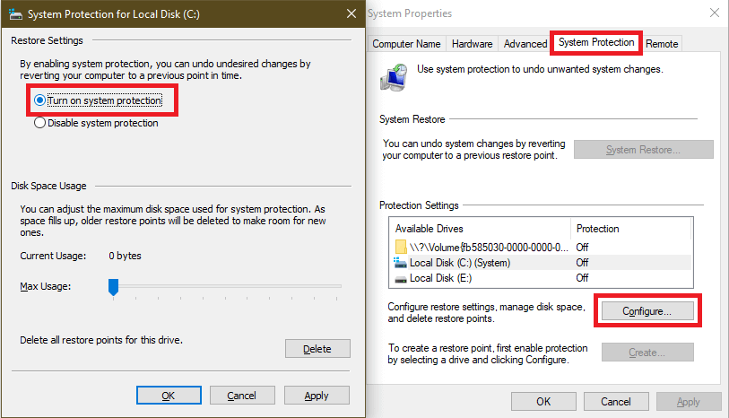 System Restore Point