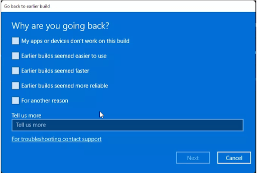 uninstalling Windows