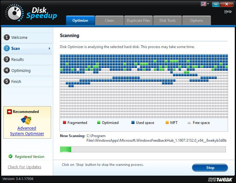 Disk Speed up - Scanning