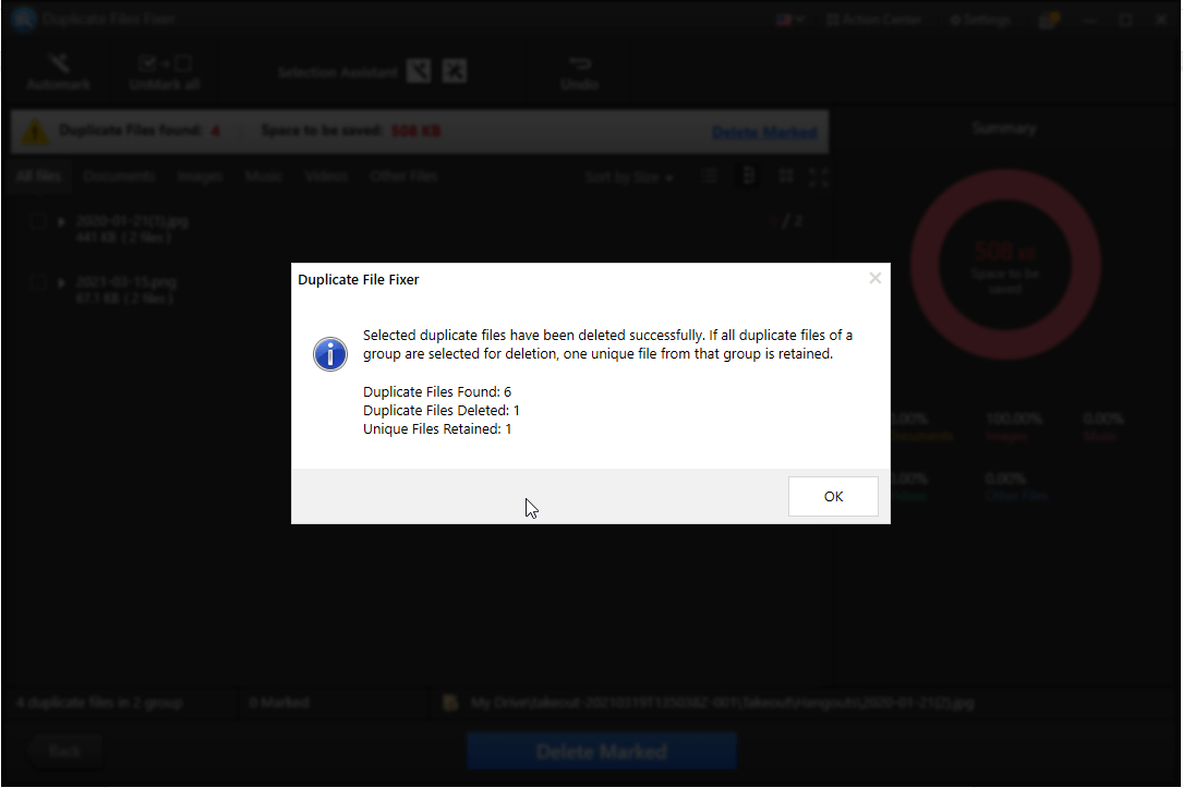 Duplicate file finder