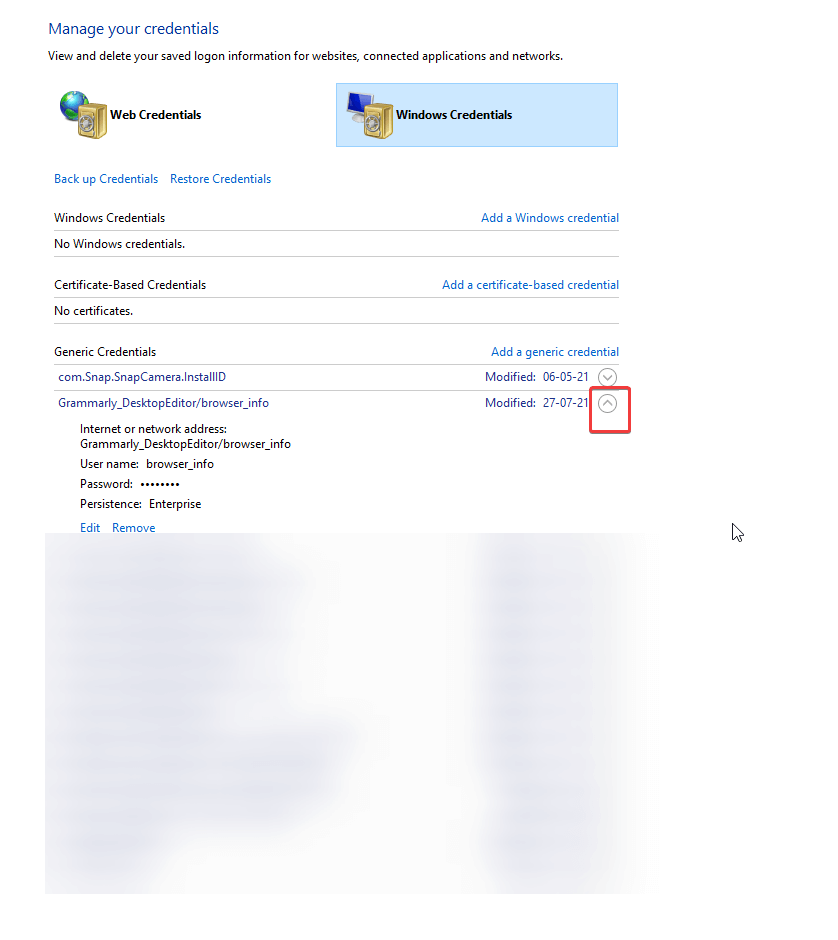 How To Find And Manage Stored Passwords On Windows 10