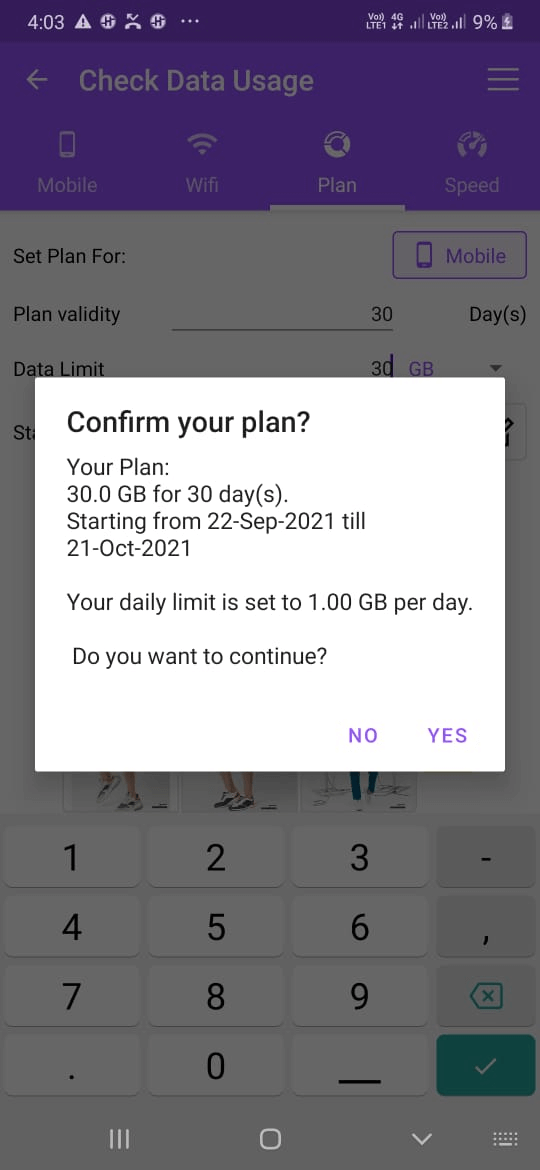 Confirm Plan