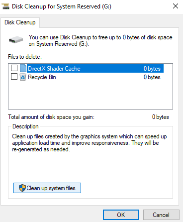 Disk clean