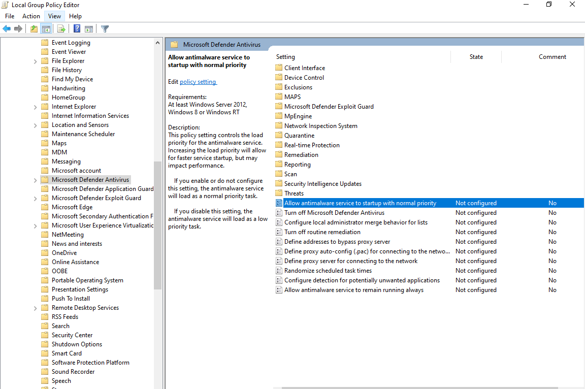 Group Policy Editor Path