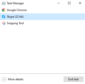 Skype Task Manager