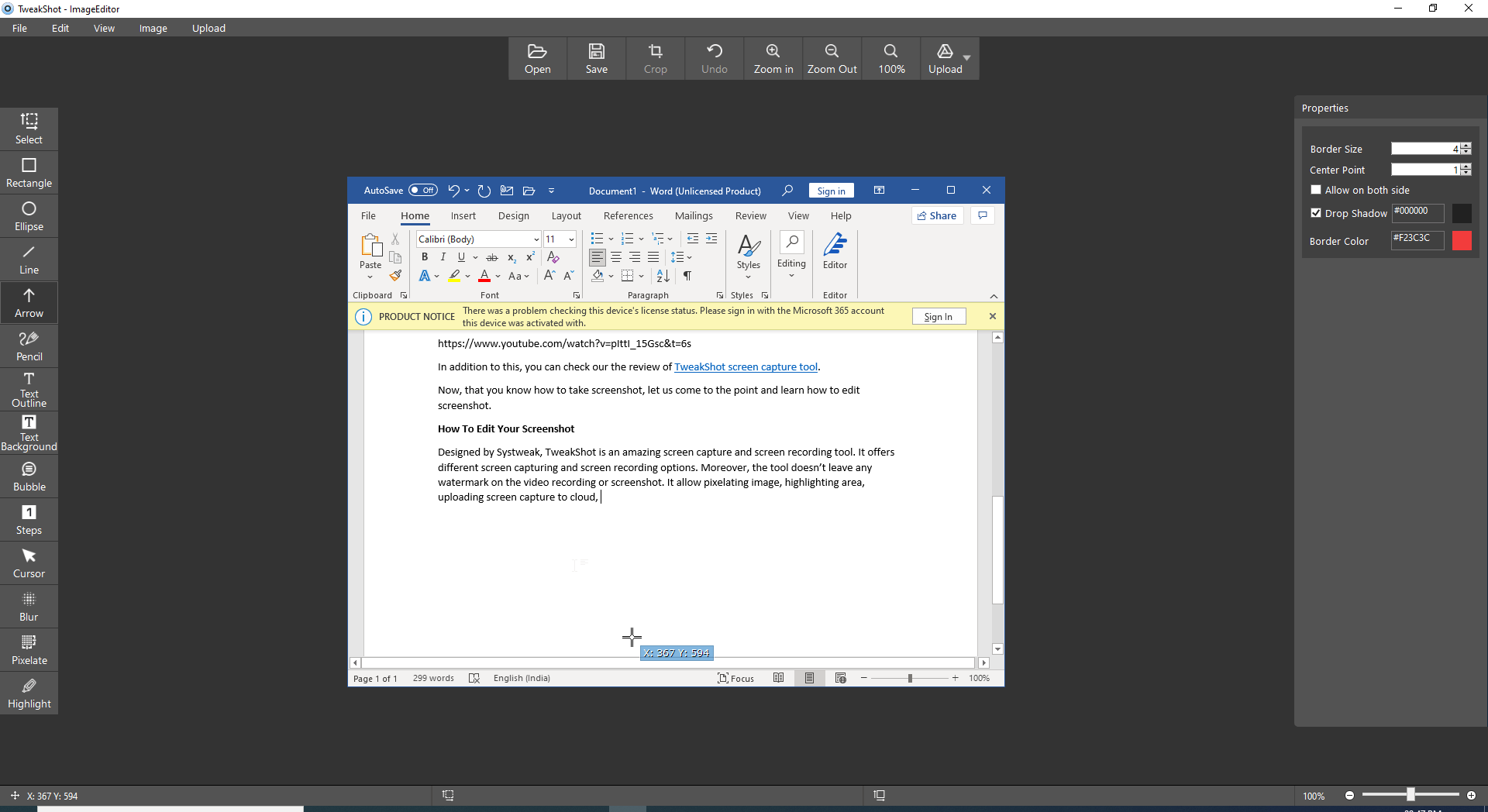 Tweakshot Image Edition