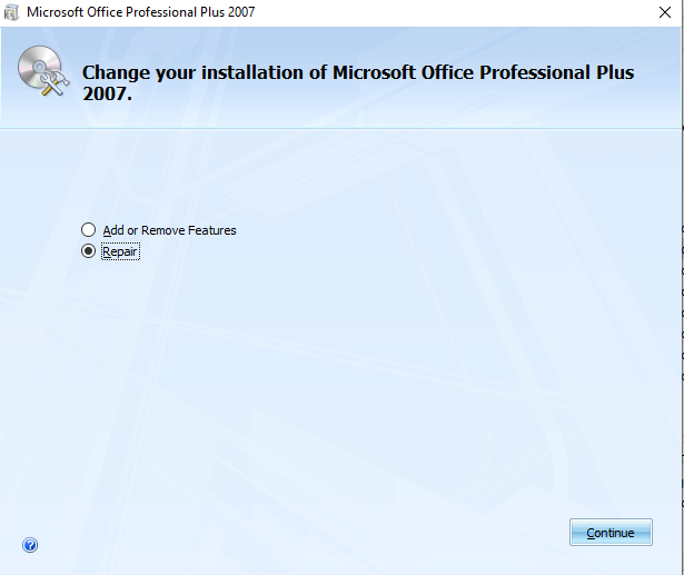 Change microsoft office professional