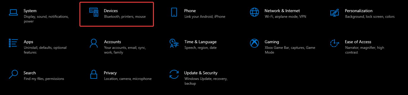 Control Panel Devices