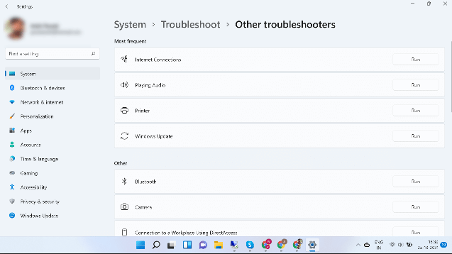 Other Troubleshooters