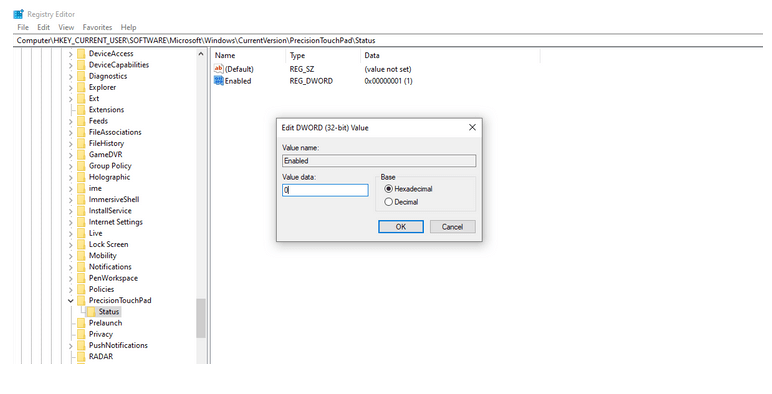 Registry Editor