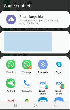 Share Contacts