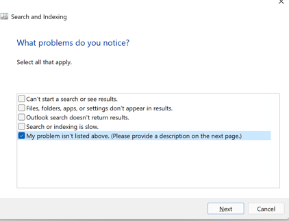 What Problem do you notice