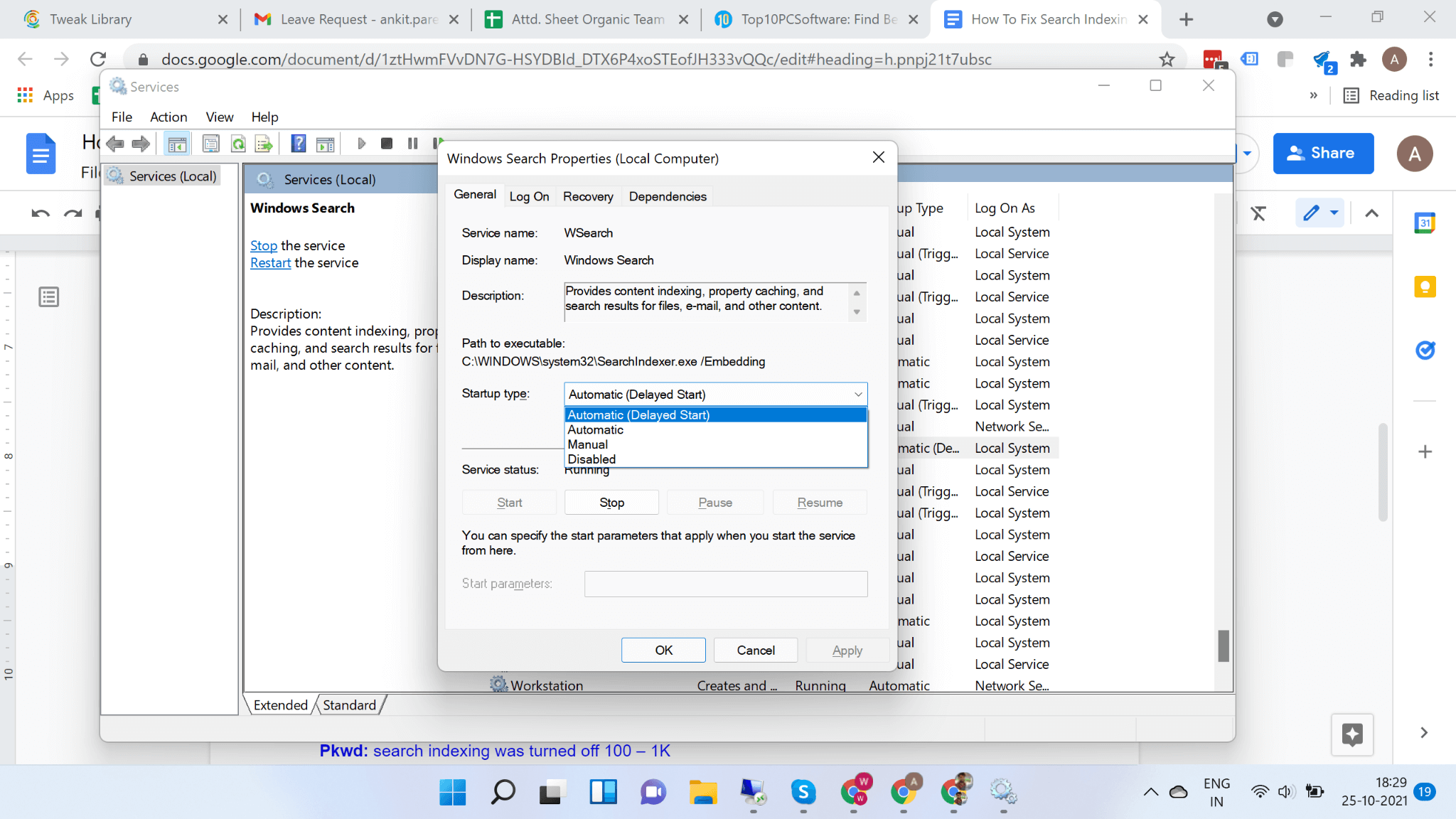 Windows Search Properties