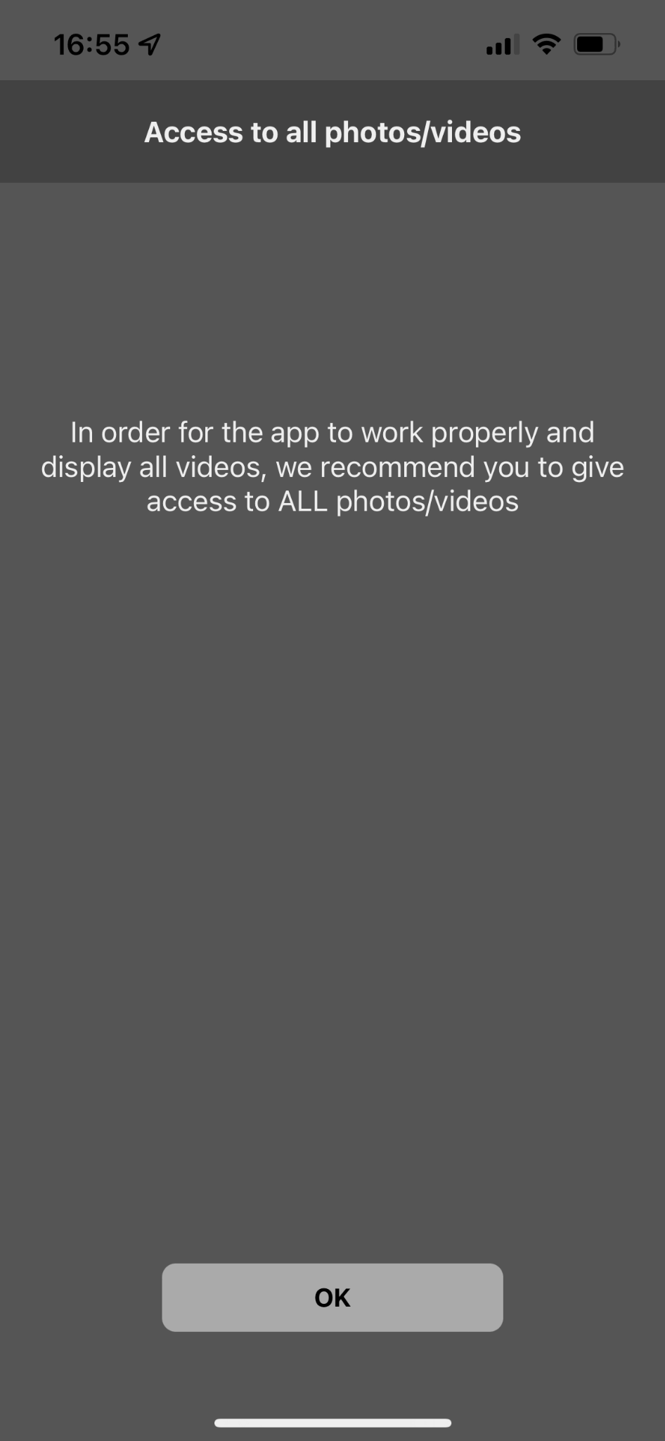 Access to All Photos and Videos