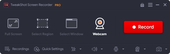 Webcam record