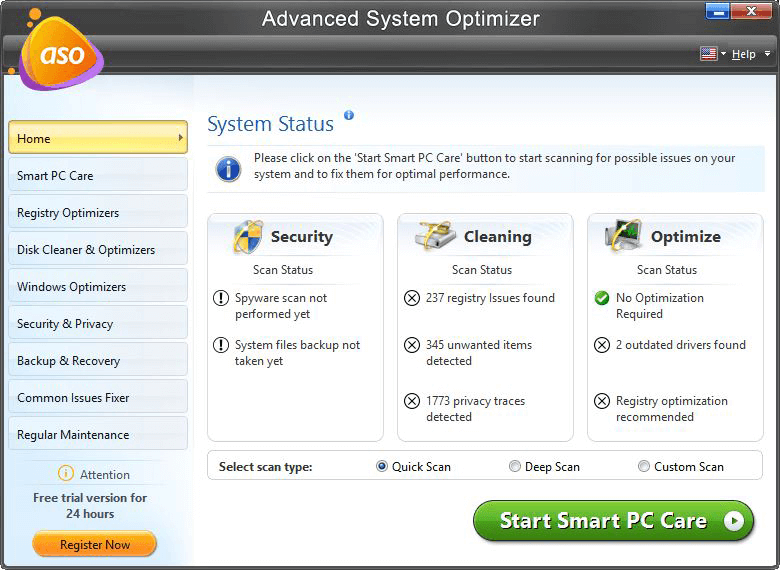 Advanced system Optimizer