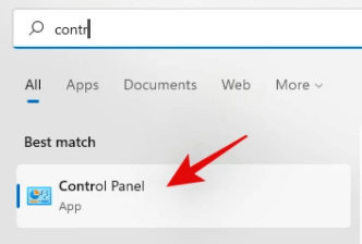 Control panel