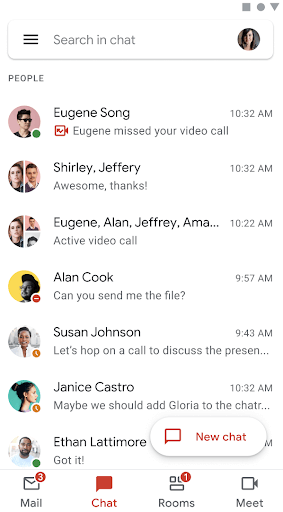 Gmail’s chat