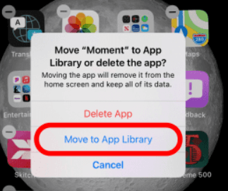 Move to App Library