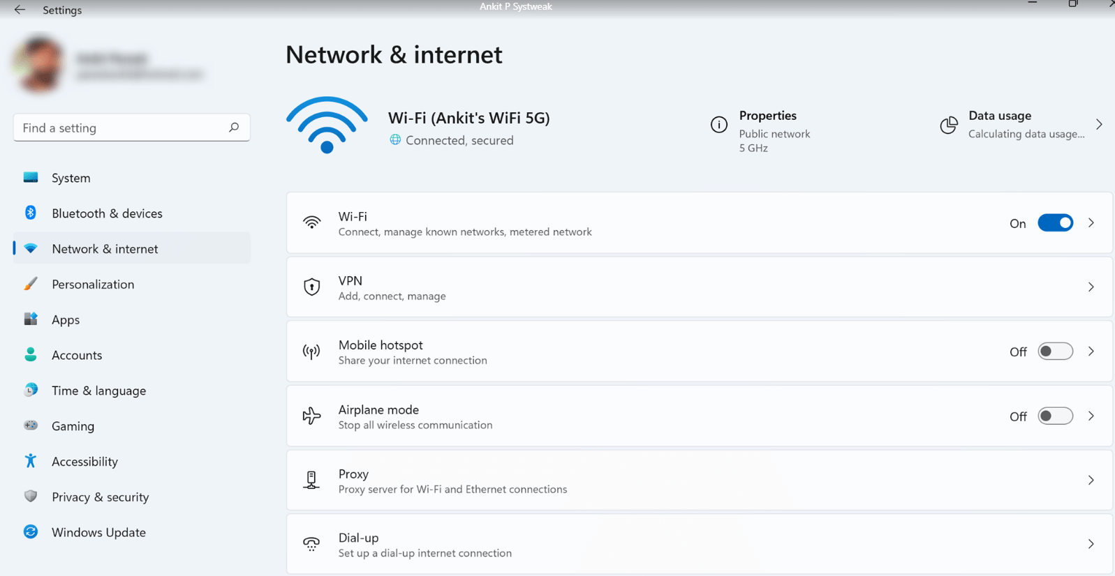 Network and Internet
