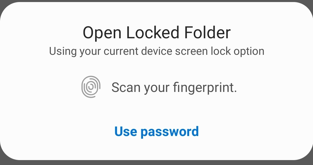 Open Locked Folder