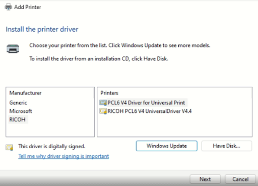 Printer driver