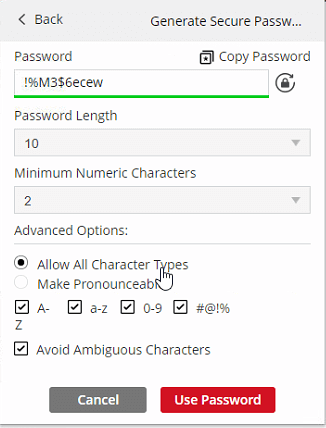 Random Password Generator