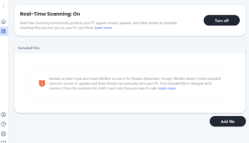 Real-Time Protection