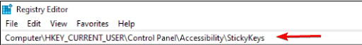 Registry edit