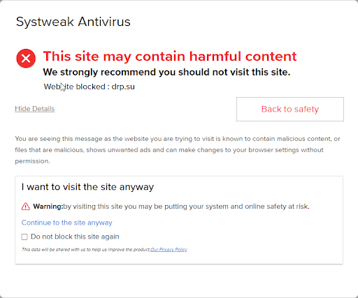 Systweak antivirus