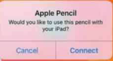 connect apple pencil