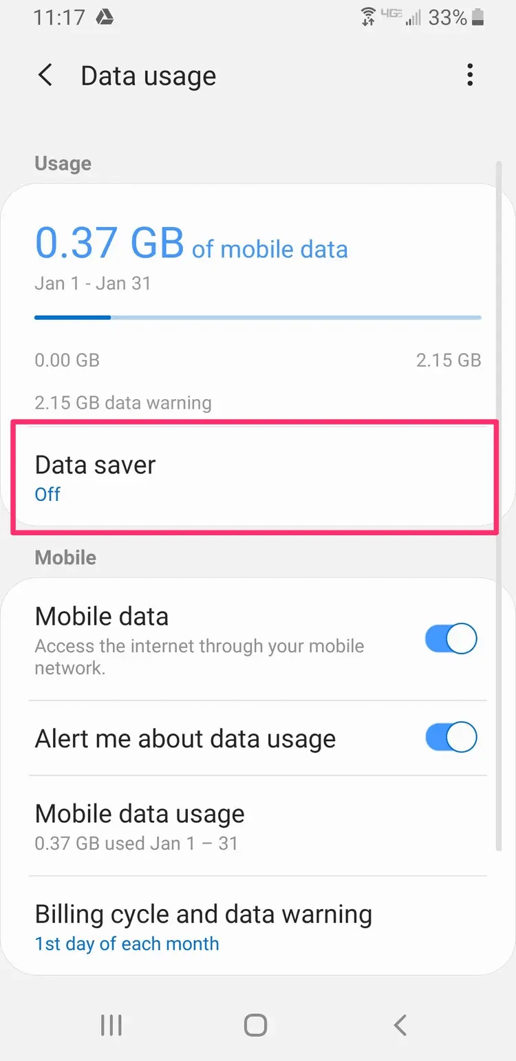 Data Saver