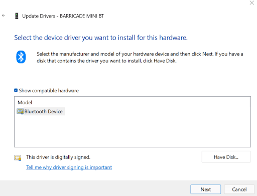 Device driver