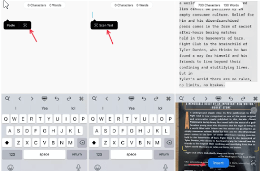 Scan Text